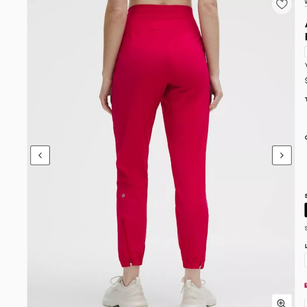 Lululemon Athletica Pink DragonFruit Adapted State HR Jogger Regular 4 - Picture 3 of 6